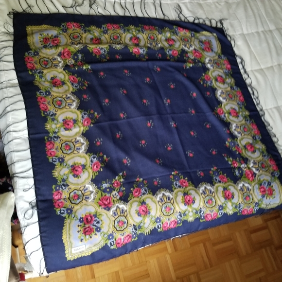 Scarf Wrap Traditional Ukrainian Polish Russian - Picture 4 of 7